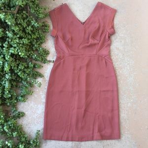 AllSaints Elsie Sheath Mini Dress, Copper/Rust